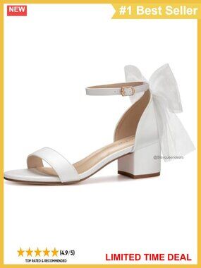 Open Toe Ankle Strap Low Block Chunky Heel Sandals Faux Leather